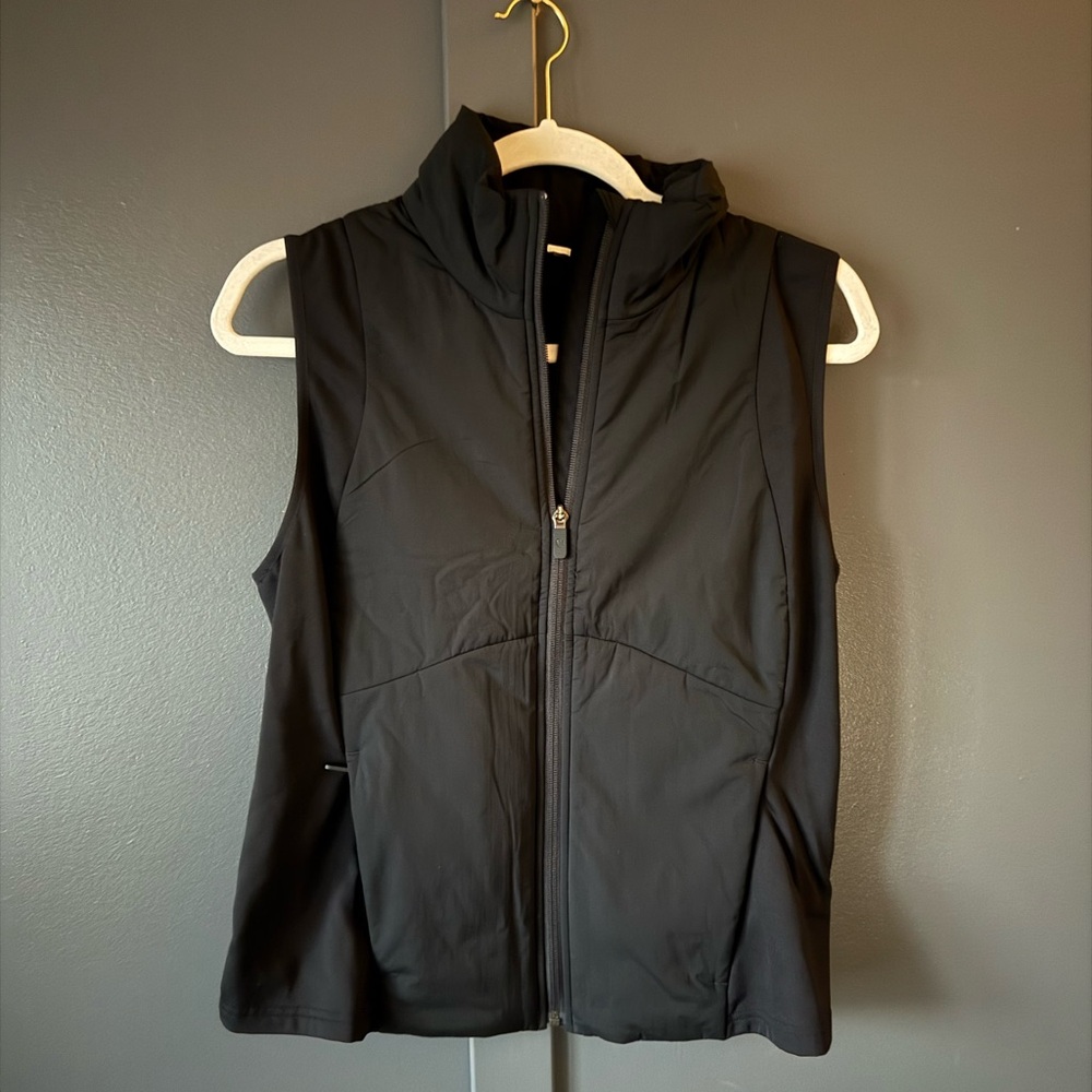 Lululemon Black Sleeveless Zip-Up Vest